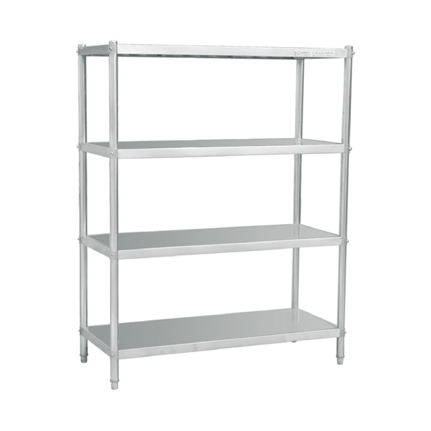 组装四层平板货架